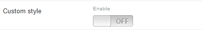custom style