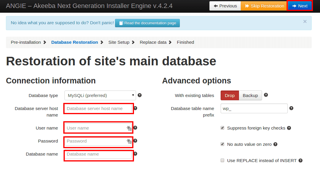 Quickstart Installation