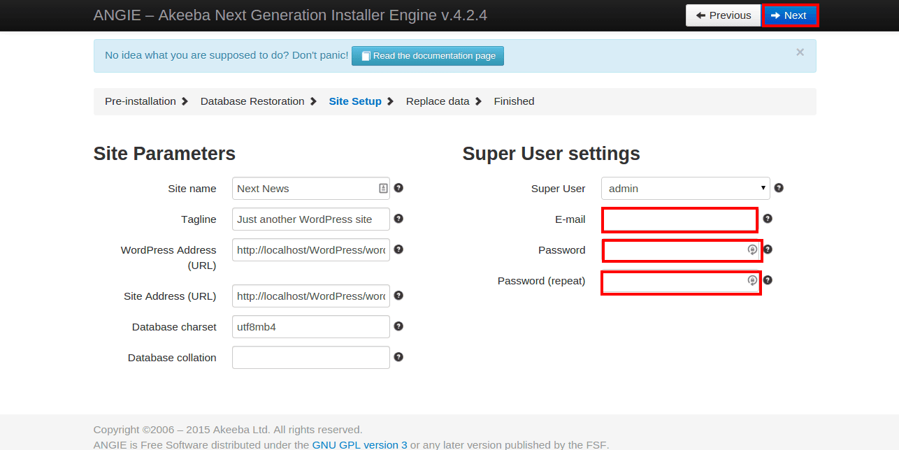 Quickstart Installation