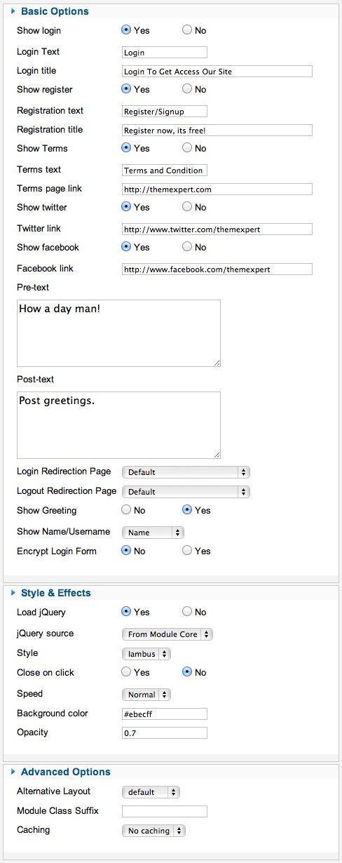 xpertaccess settings