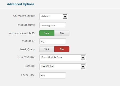 parallax slider settings