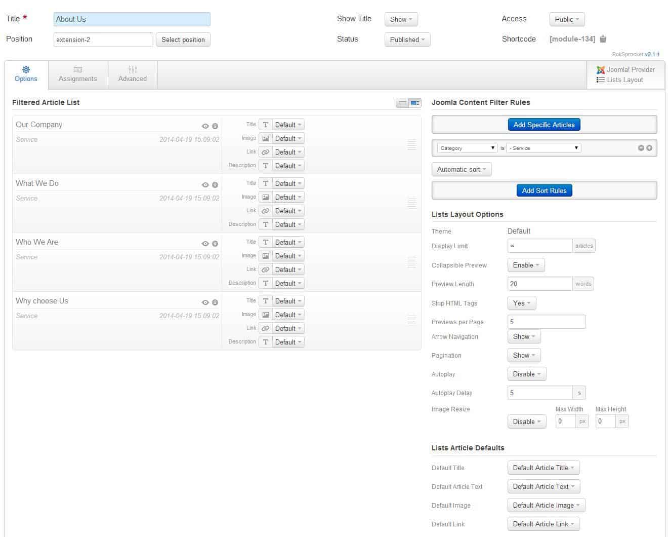 Nafario  About Us config