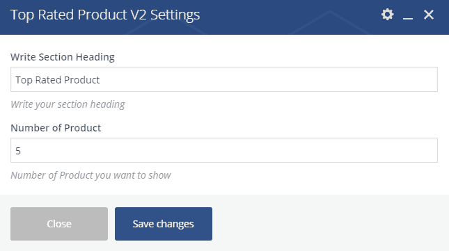 Top Rated Product V2
