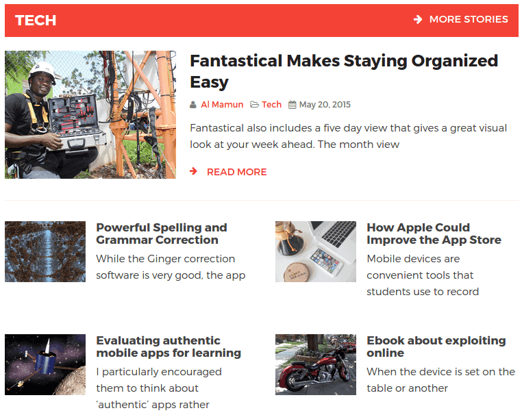 NewsKit Static Layout 01 Frontend