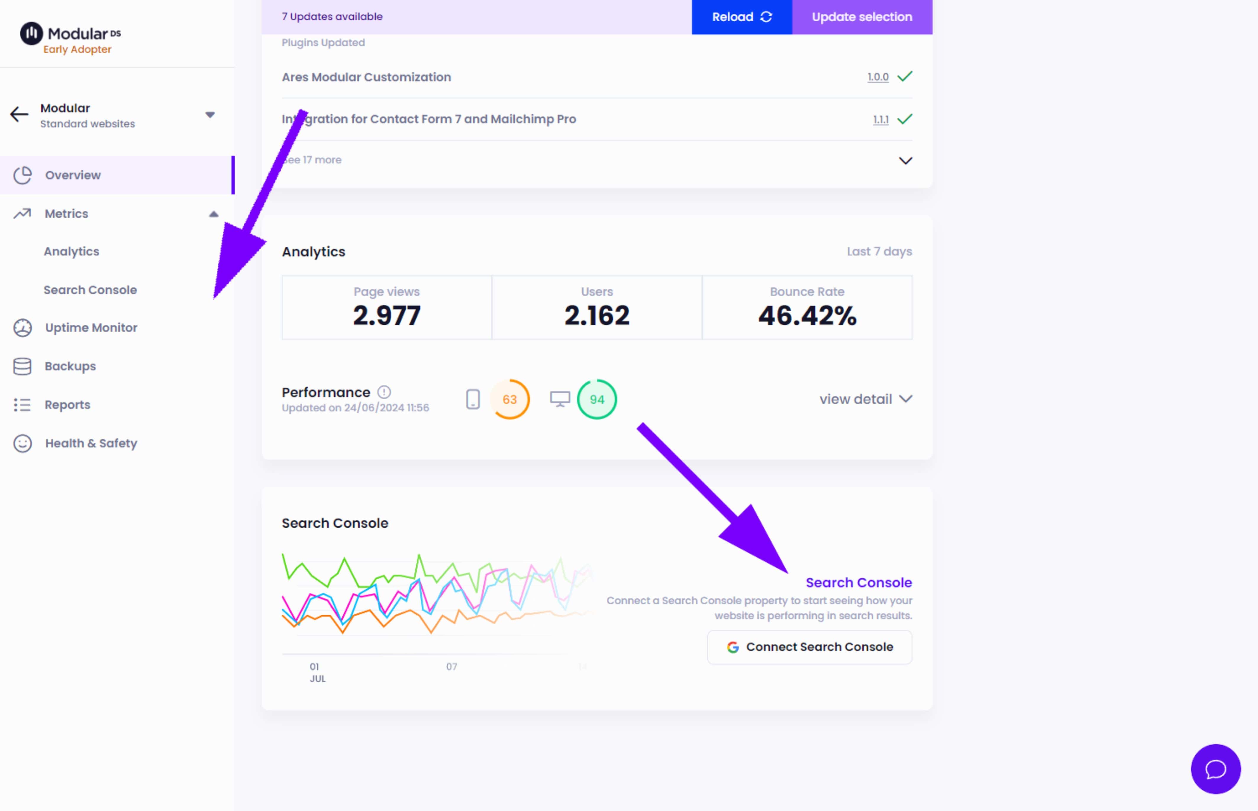 Overview web Modular