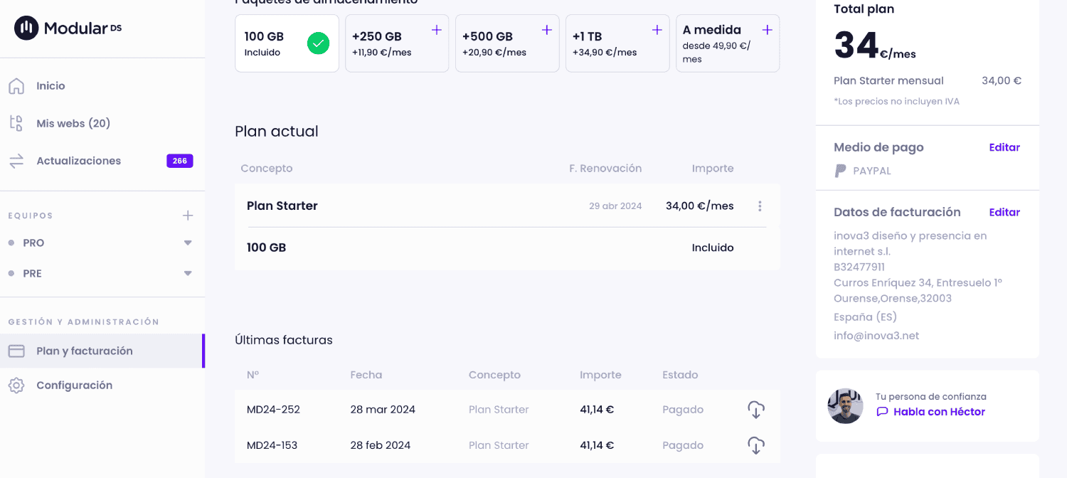 Facturas Modular