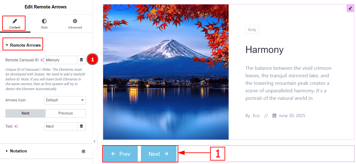 Set CSS ID for the Remote Arrows.png