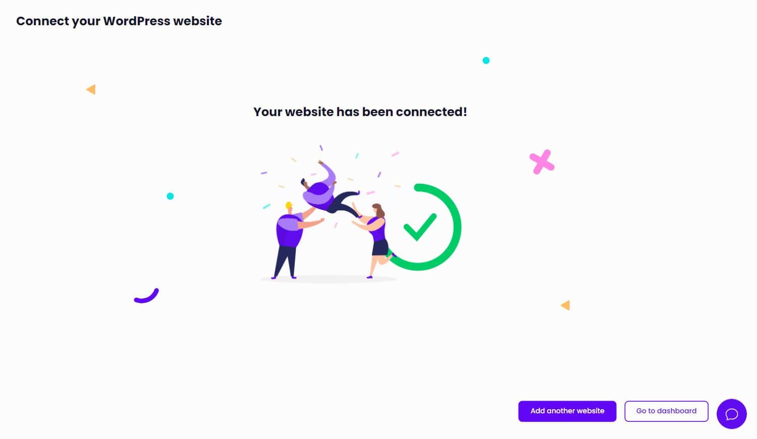 Website connected